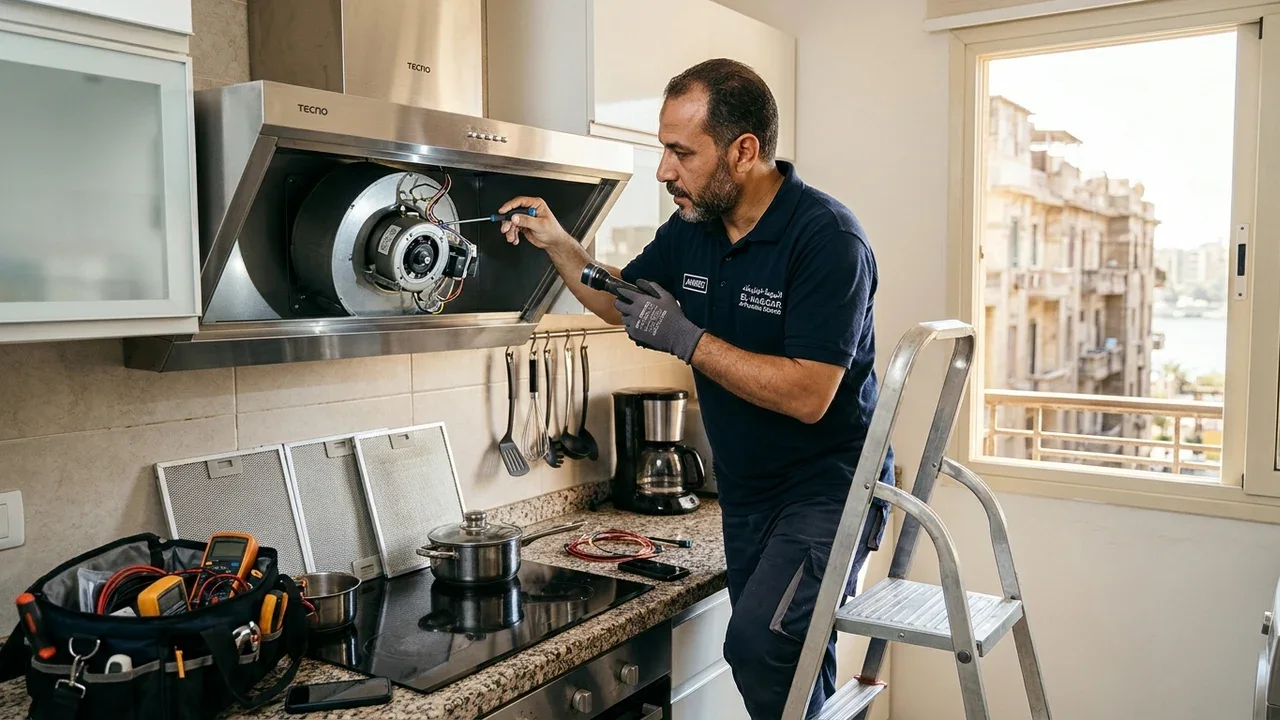 مهندس صيانة وتصليح شفاطات المطبخ والبلت ان تورنيدو وفريش واليكا بمدينة نصر والمعادي